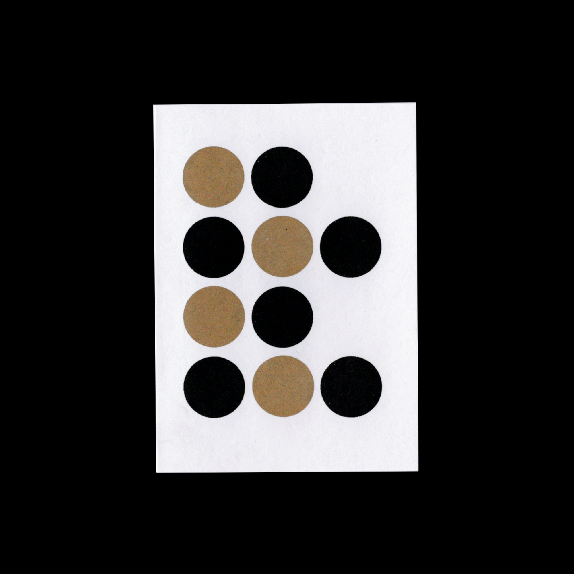 Abstract Dots - Small Riso Card